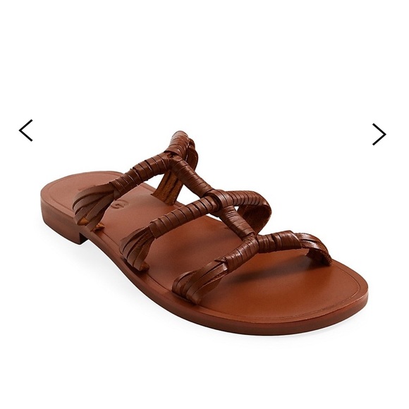 🌿 MNG Tan Leather Sandals - Picture 2 of 4